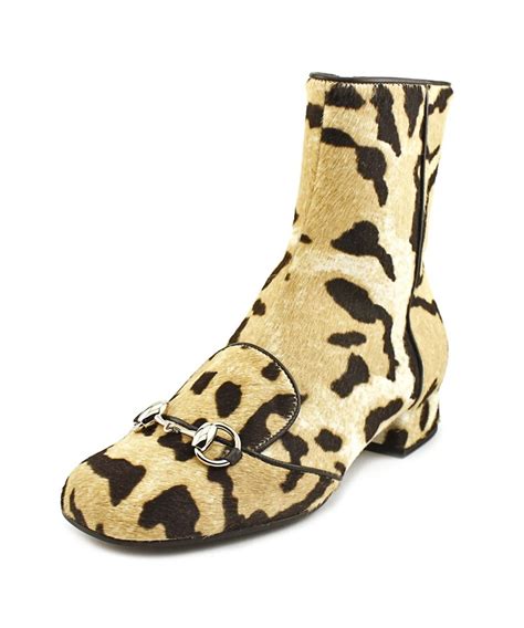 gucci boots leopard print|gucci ladies boots.